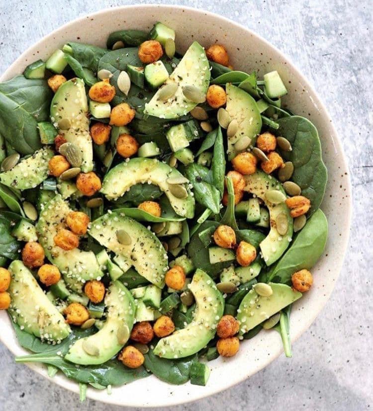 salad-with-chickpea-and-avocado