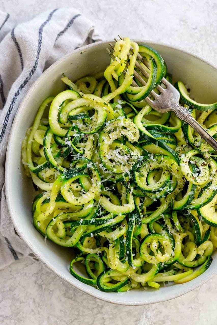 Цуккини паста с соусом песто
